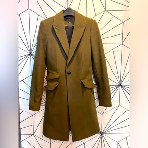 Rag & Bone Olive Wool Coat (New)